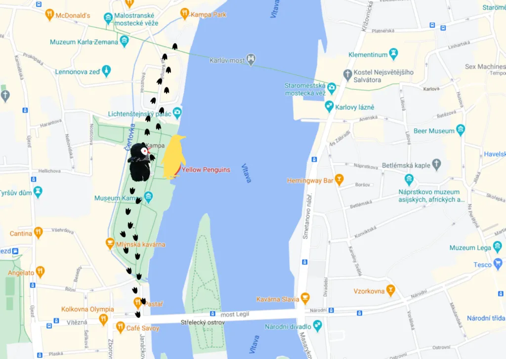 Map — Kampa Park Penguins