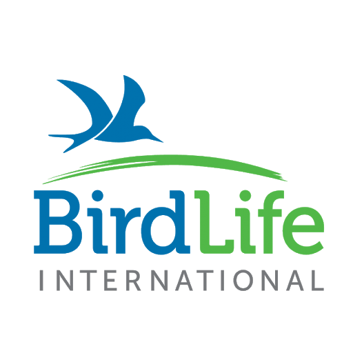 BirdLife International logo promoting bird conservation for the Adopt or donate page