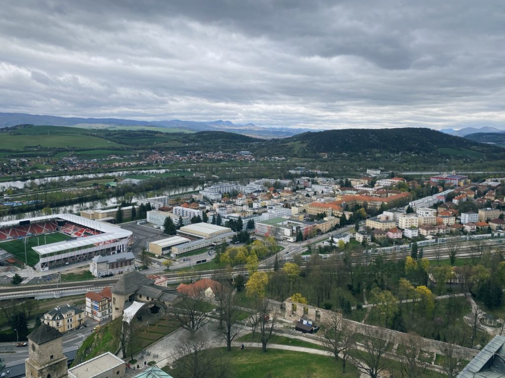 Matthew tower trencin Castle view