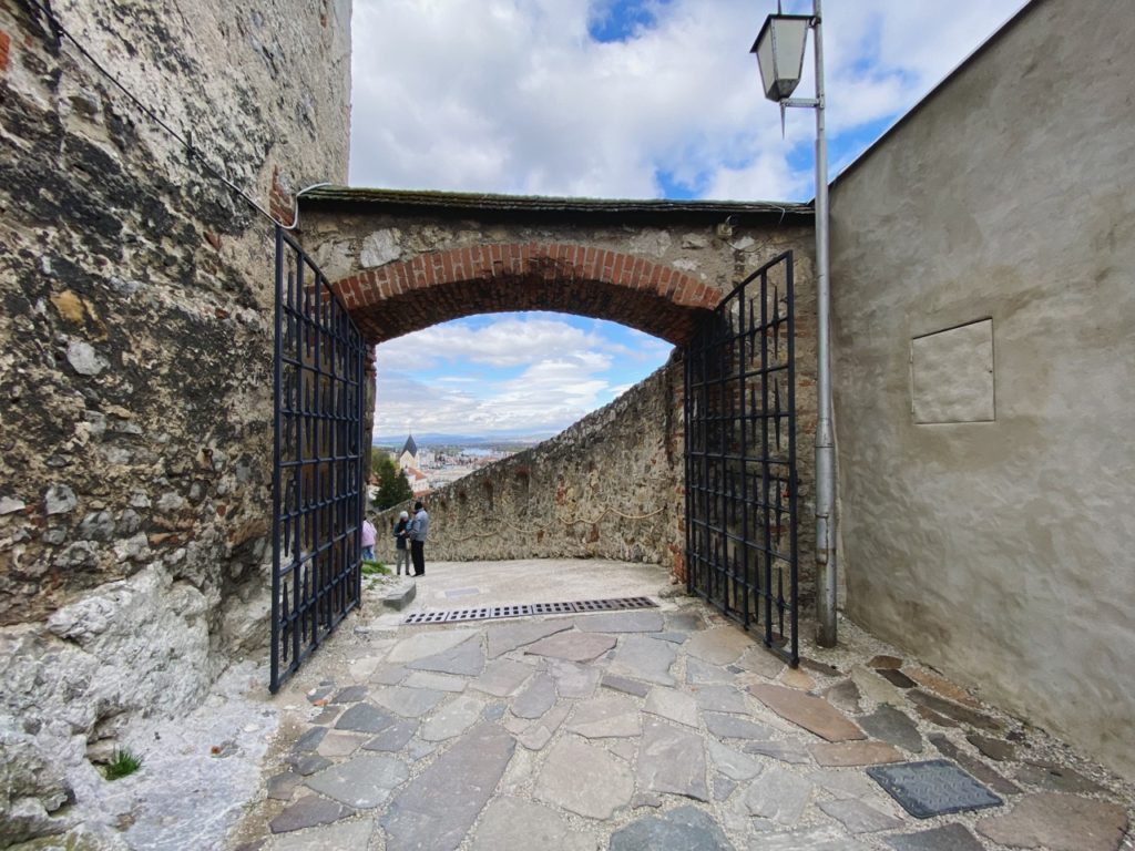 Trencin main gate Castle