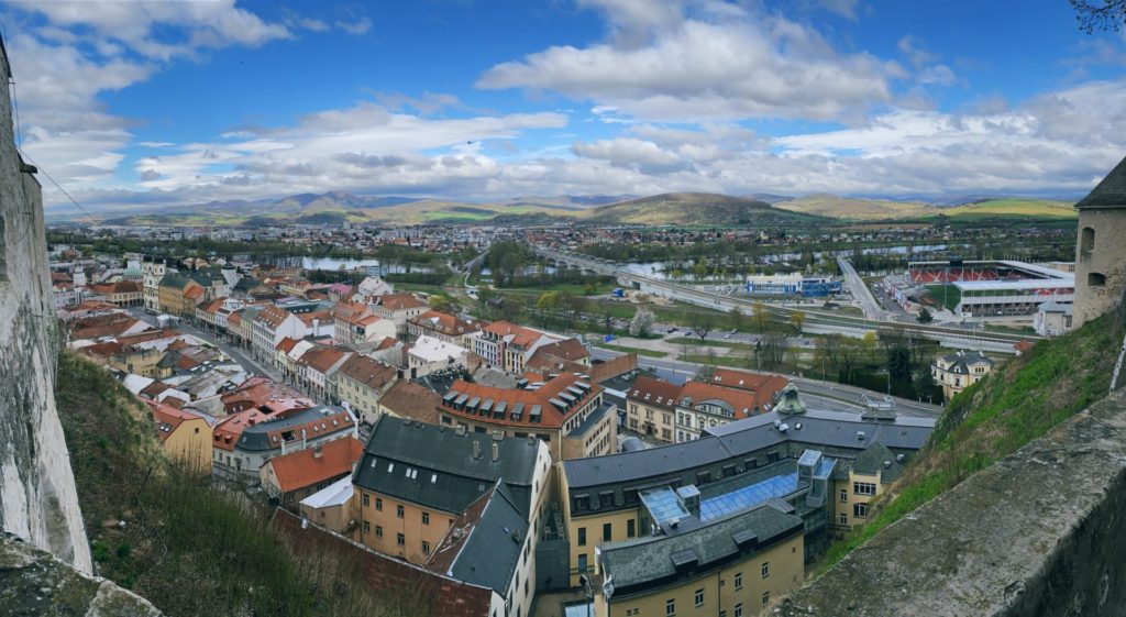 View from trencin Castle