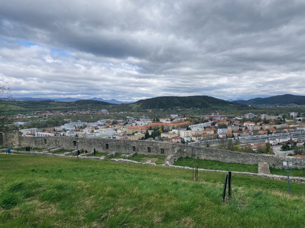 Waddling trencin Castle