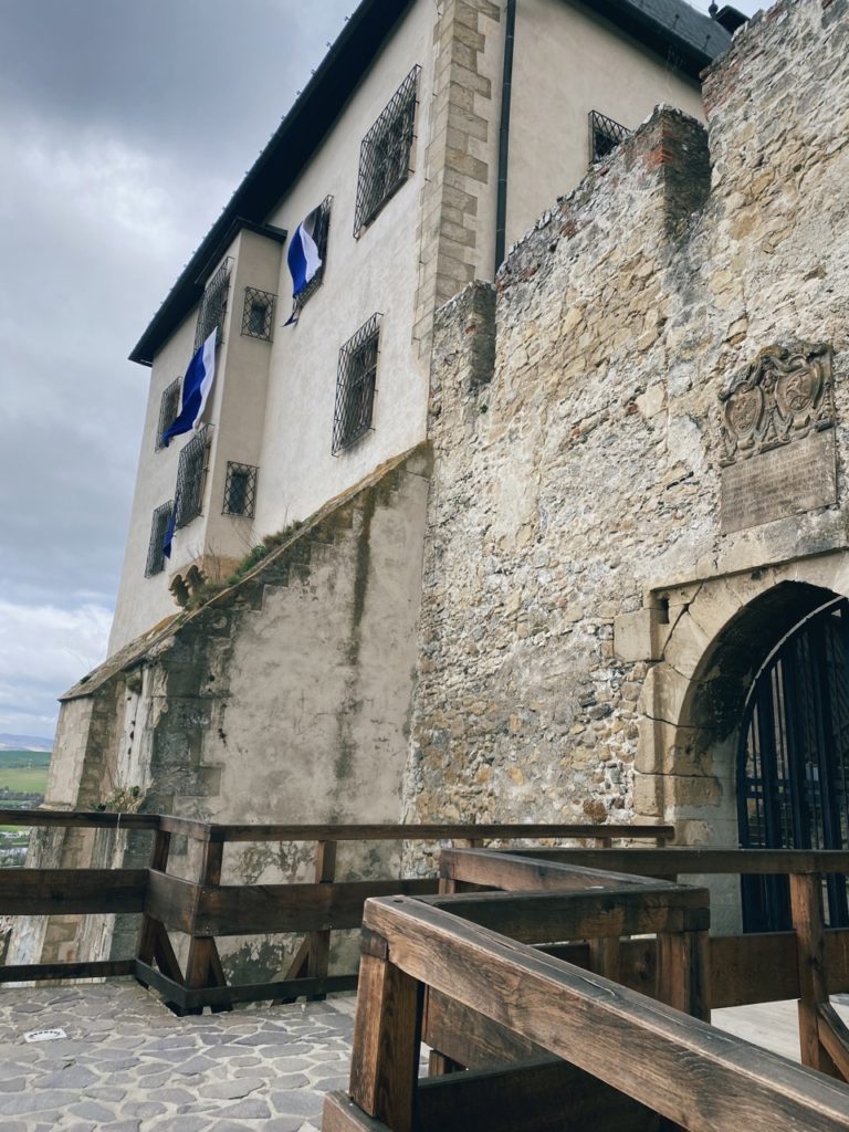Waddling trencin Castle