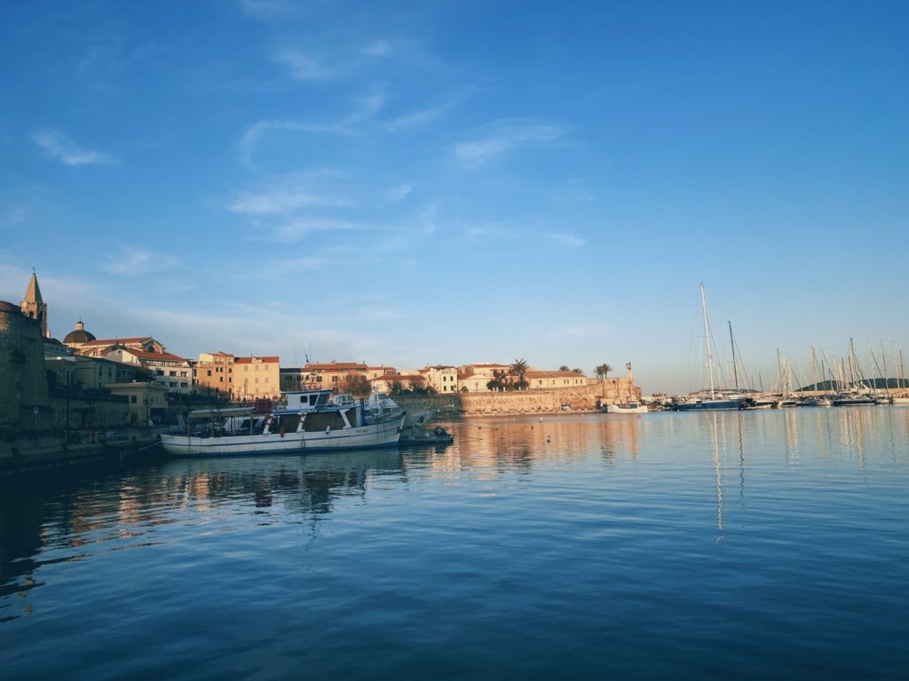 Alghero port morning