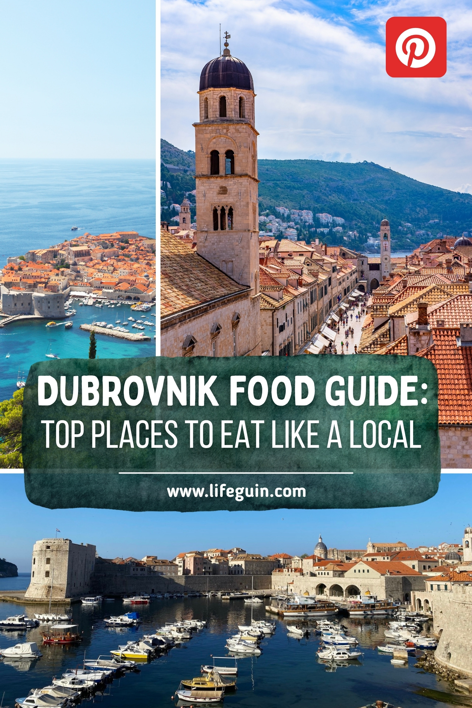 Where To Eat in Dubrovnik – follow Lifeguin on Pinterest