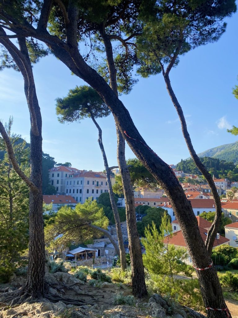Dubrovnik fort bench