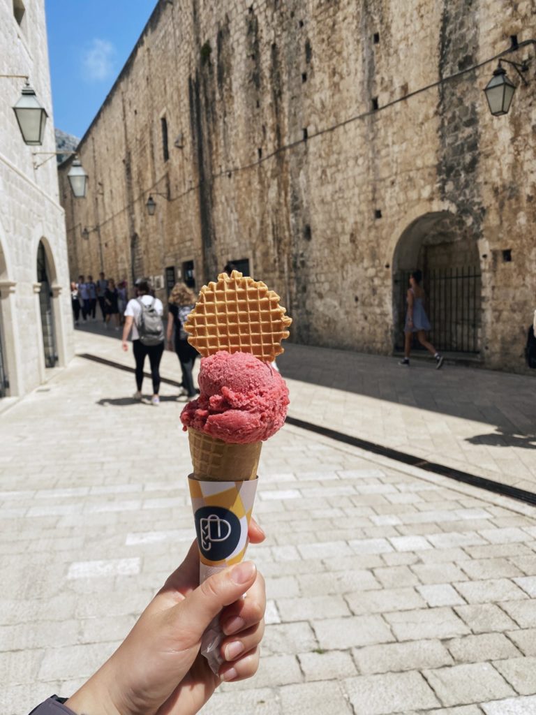 Peppinos gelato garden Dubrovnik