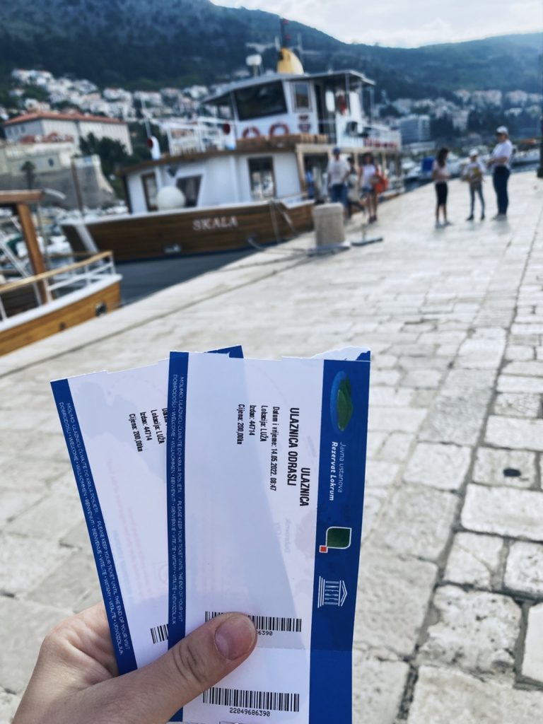 Tickets to Lokrum Island