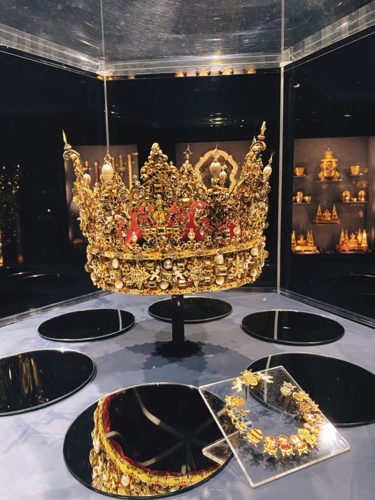 Crown jewels Rosenborg Castle copenhagen