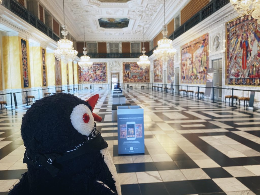 Great hall christianborg castle Copenhagen