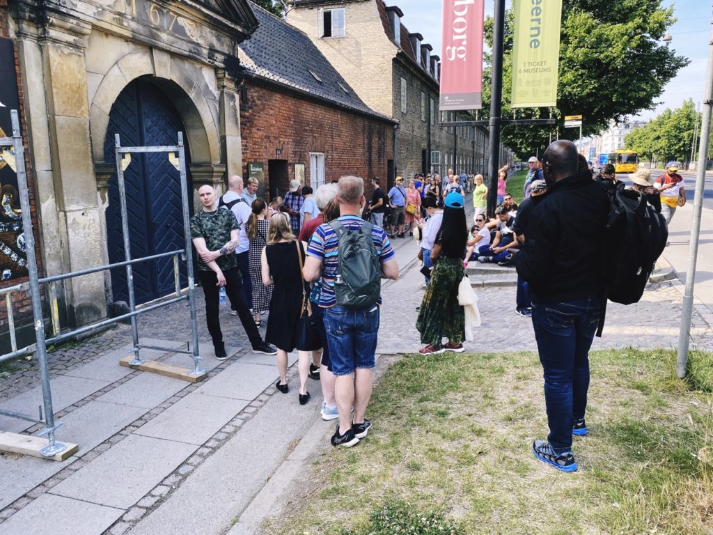 Queue rosengerb Castle copenhagen
