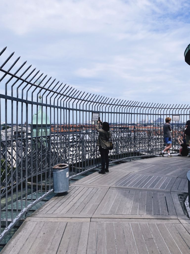 The platform roud Tower Copenhagen