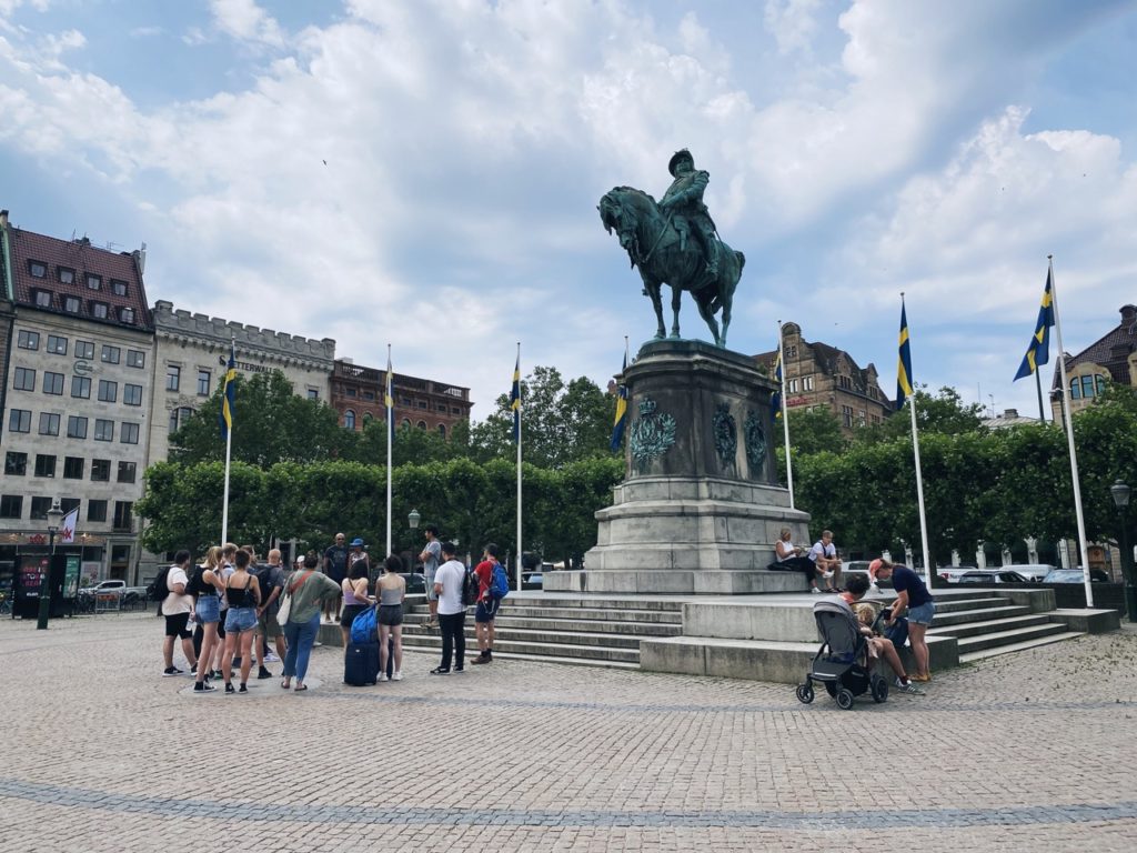 Statue charles x gustav of sweden