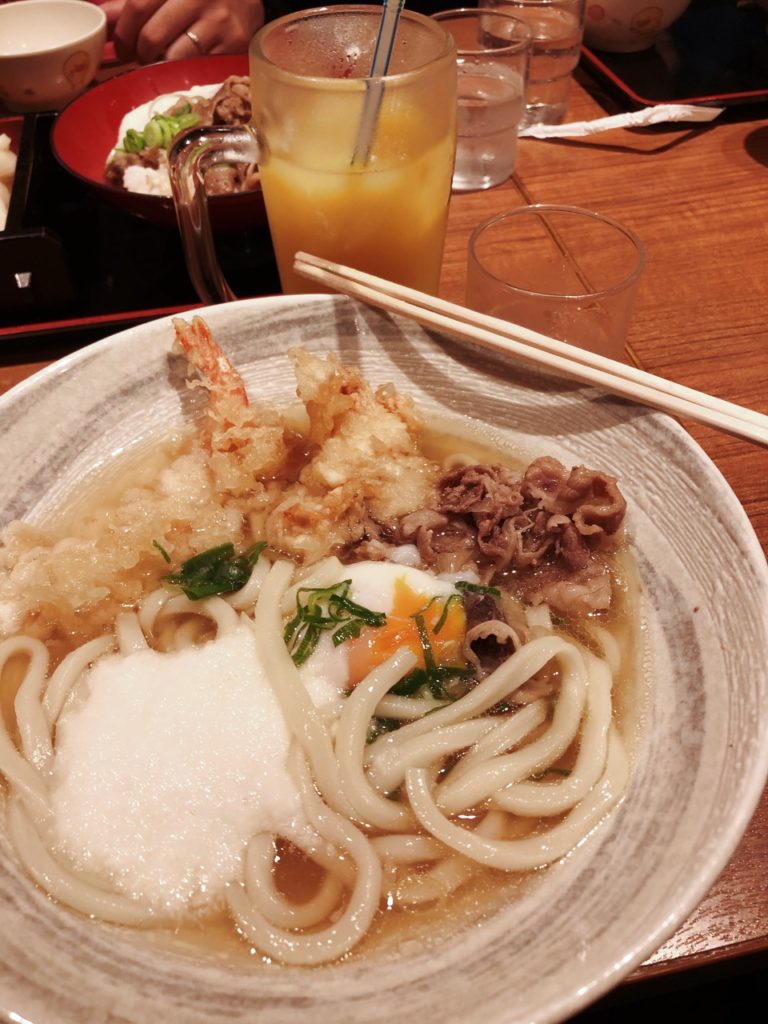 Udon noodles Japan tokyo large