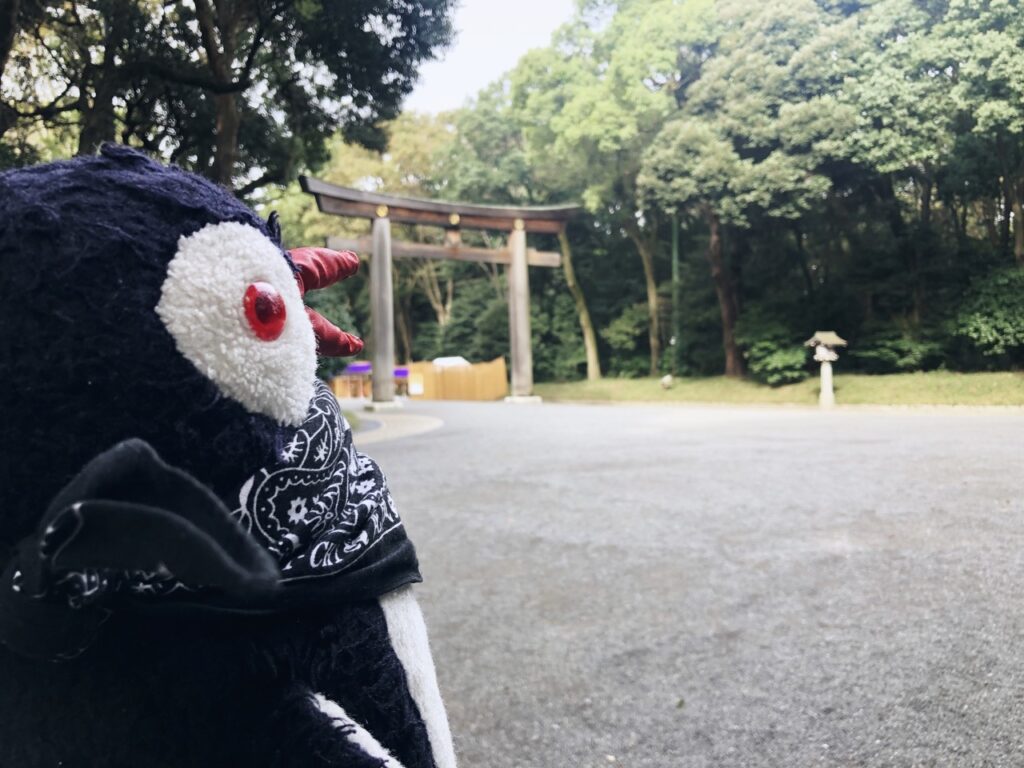 Meiji shrine Tokyo entrance