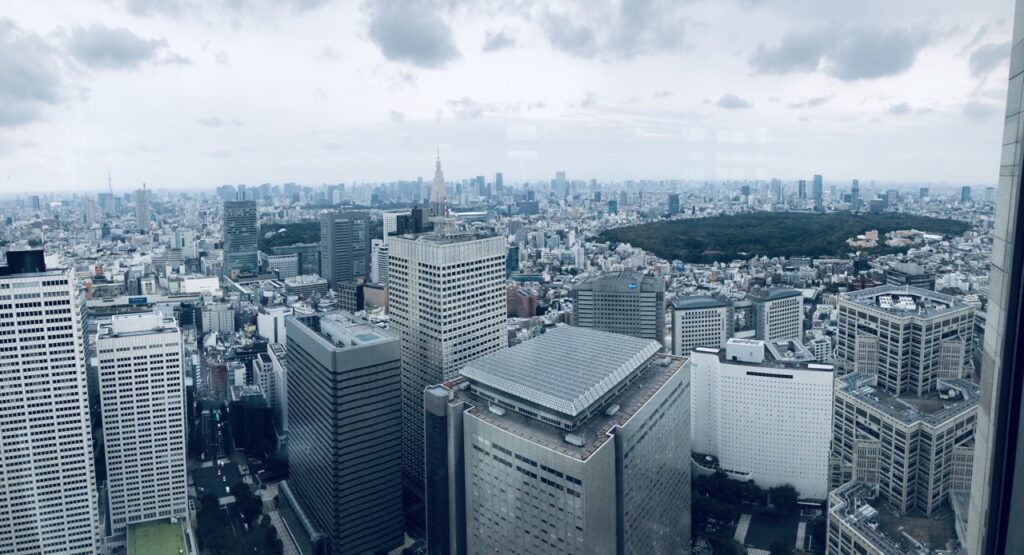 Tokyo goverment building viewpoint