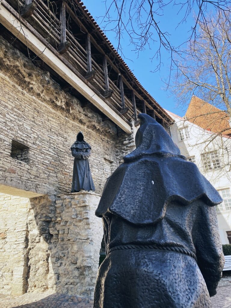 Three monks Statues Tallinn