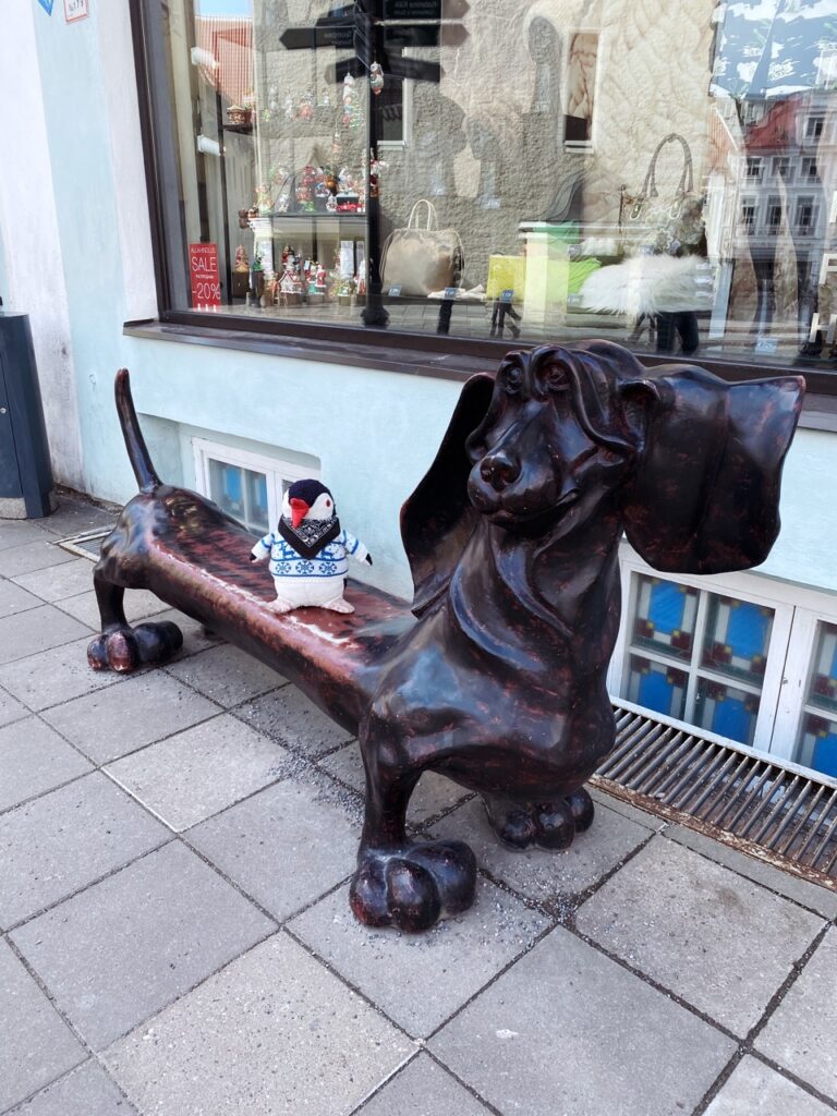 Wiener dog bench Tallinn