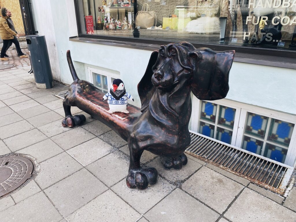 Wiener dog bench Tallinn