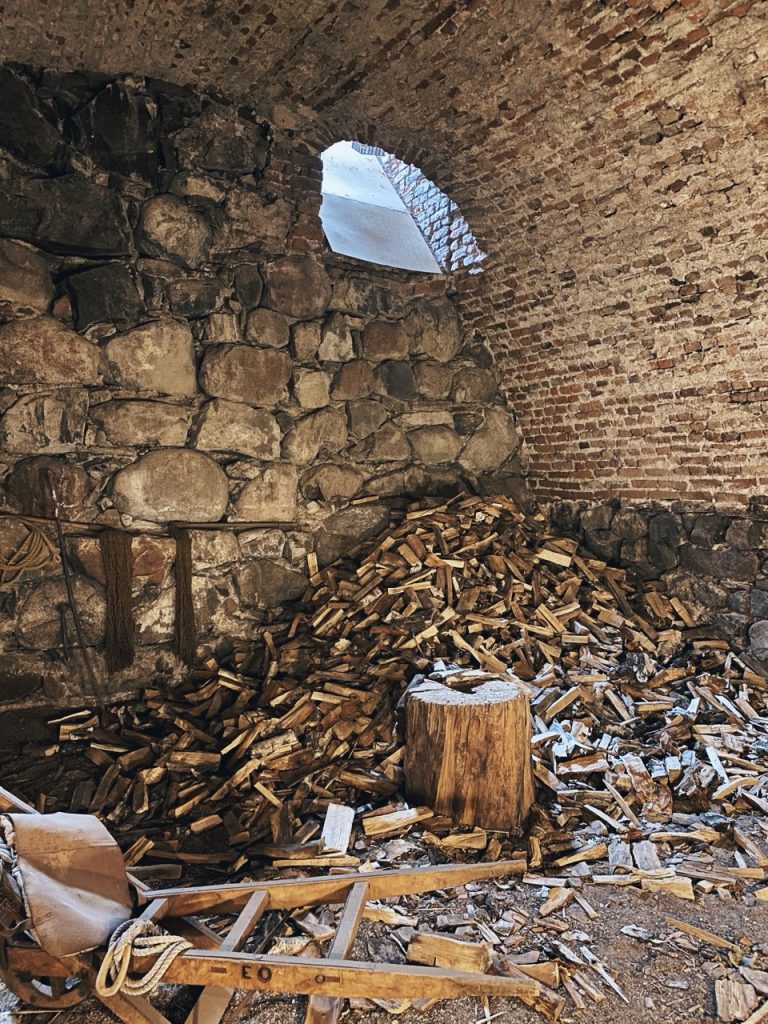 Konor museum wood cellar