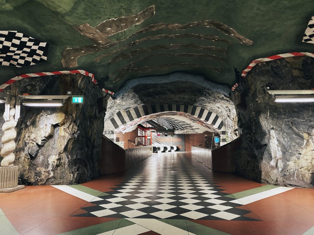 Kungstradgarden subway station stockholm