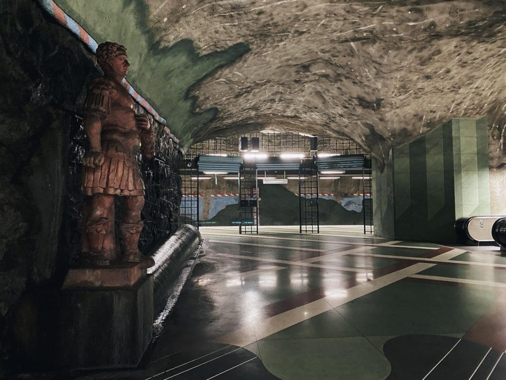 Kungstradgarden subway station stockholm