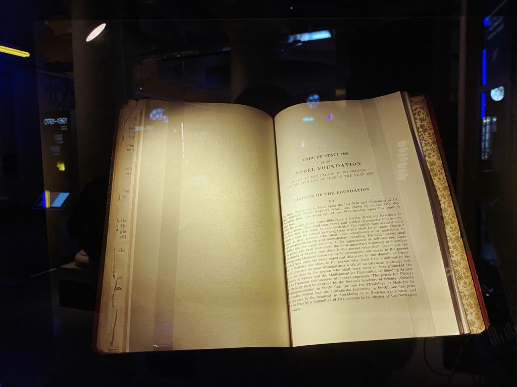 Nobel price Museum Stockholm
