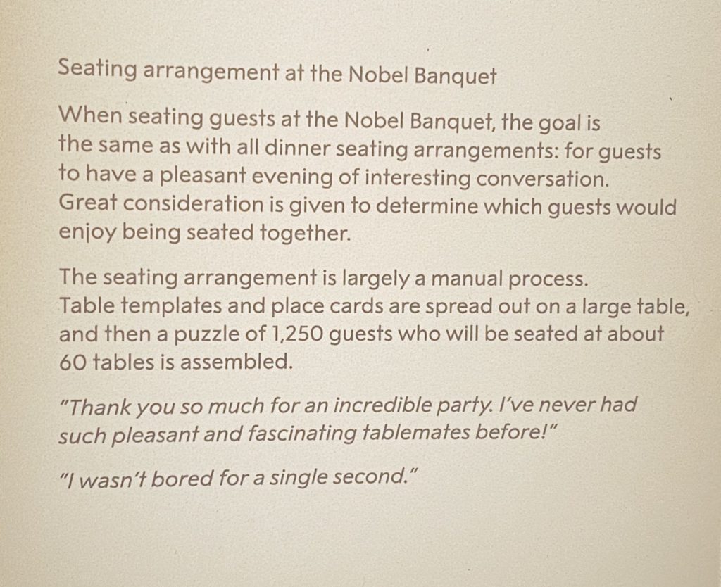 Nobel price Museum Stockholm