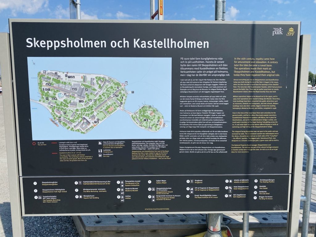 Skeppsholmen island Stockholm