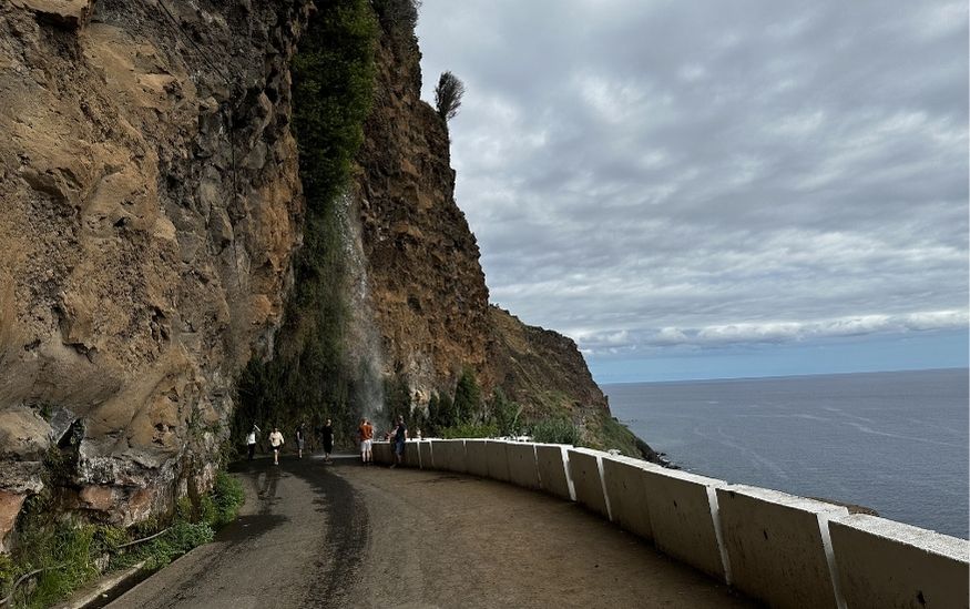 Road Waterfall madeira featured