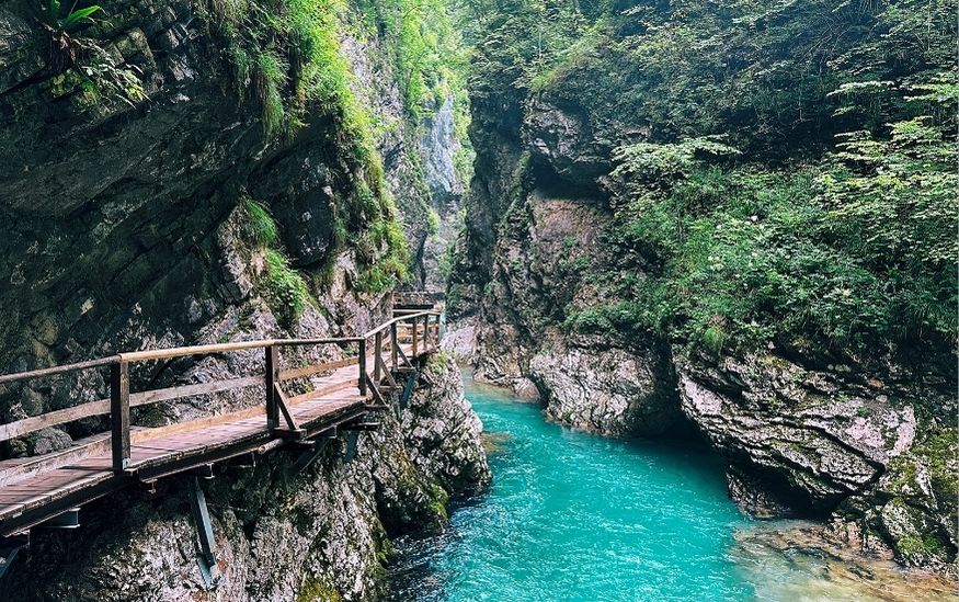 The Vintgar Gorge slovenia featured