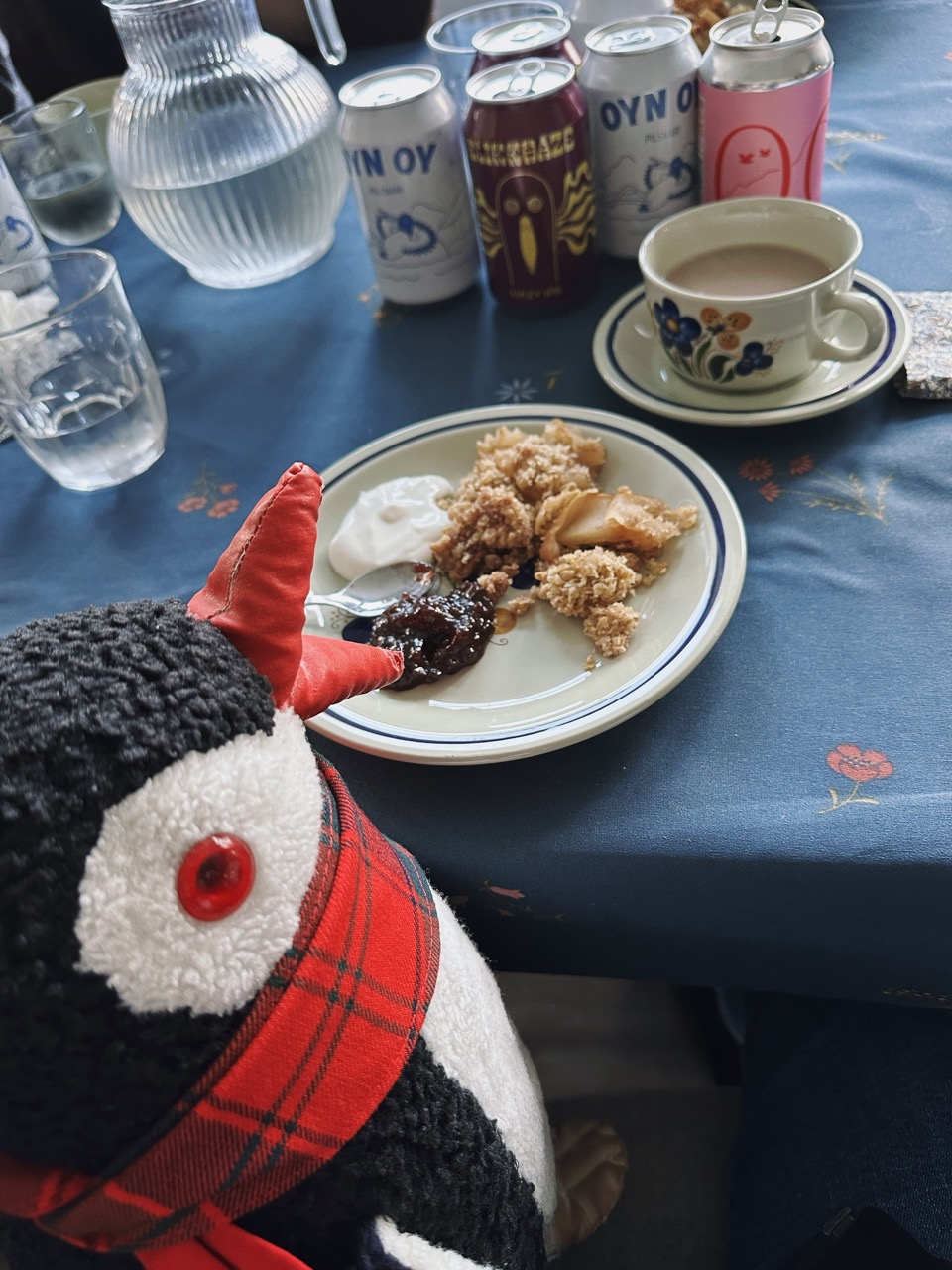 Faroe Islands dinner with Locals