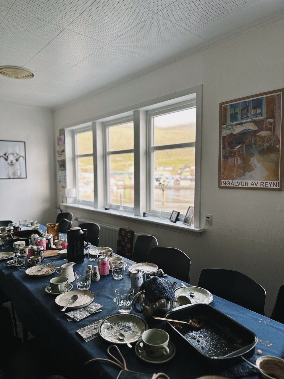 Faroe Islands dinner with Locals