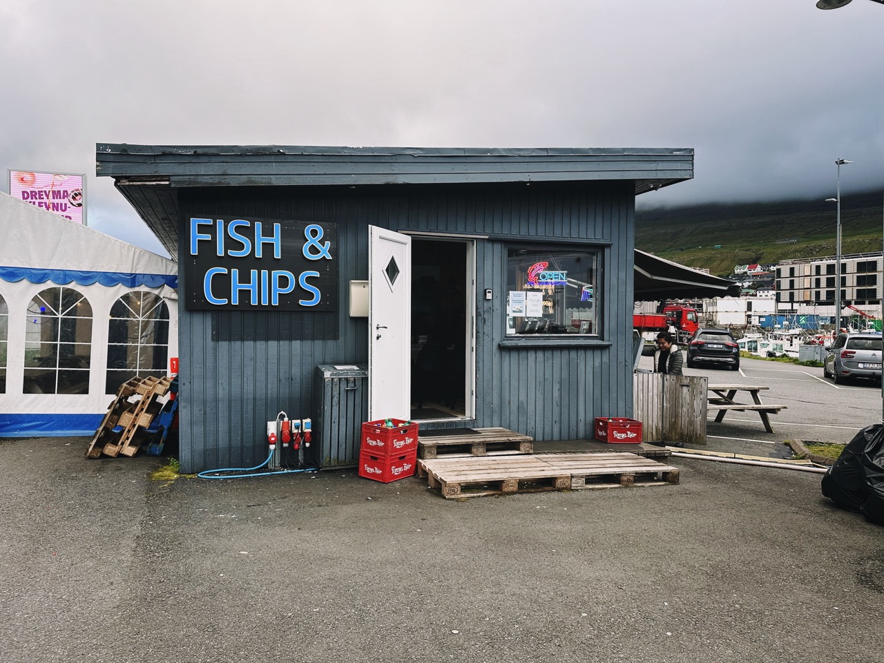 Fish chips klaksvik Faroe Islands