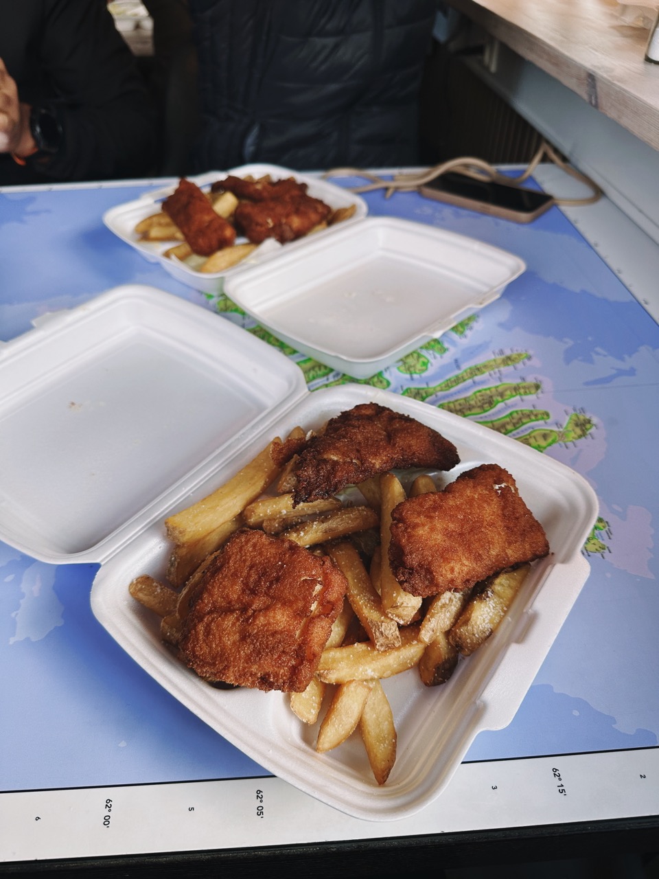 Fish chips klaksvik Faroe Islands