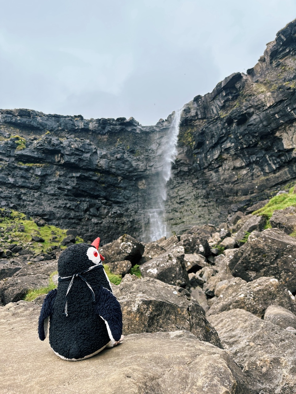 Fossa waterfall Faroe Islands