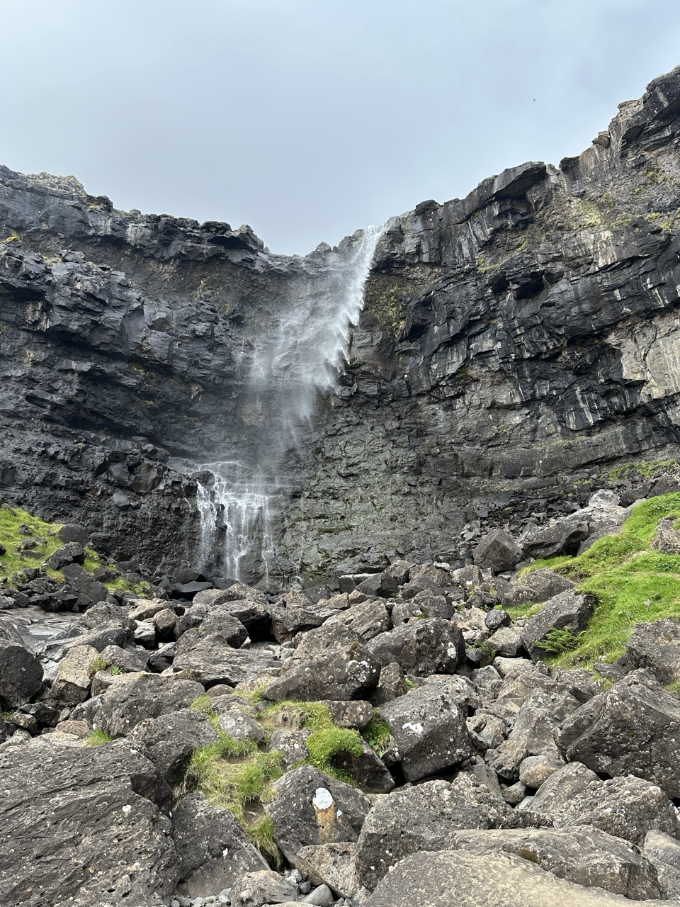 Fossa waterfall Faroe Islands