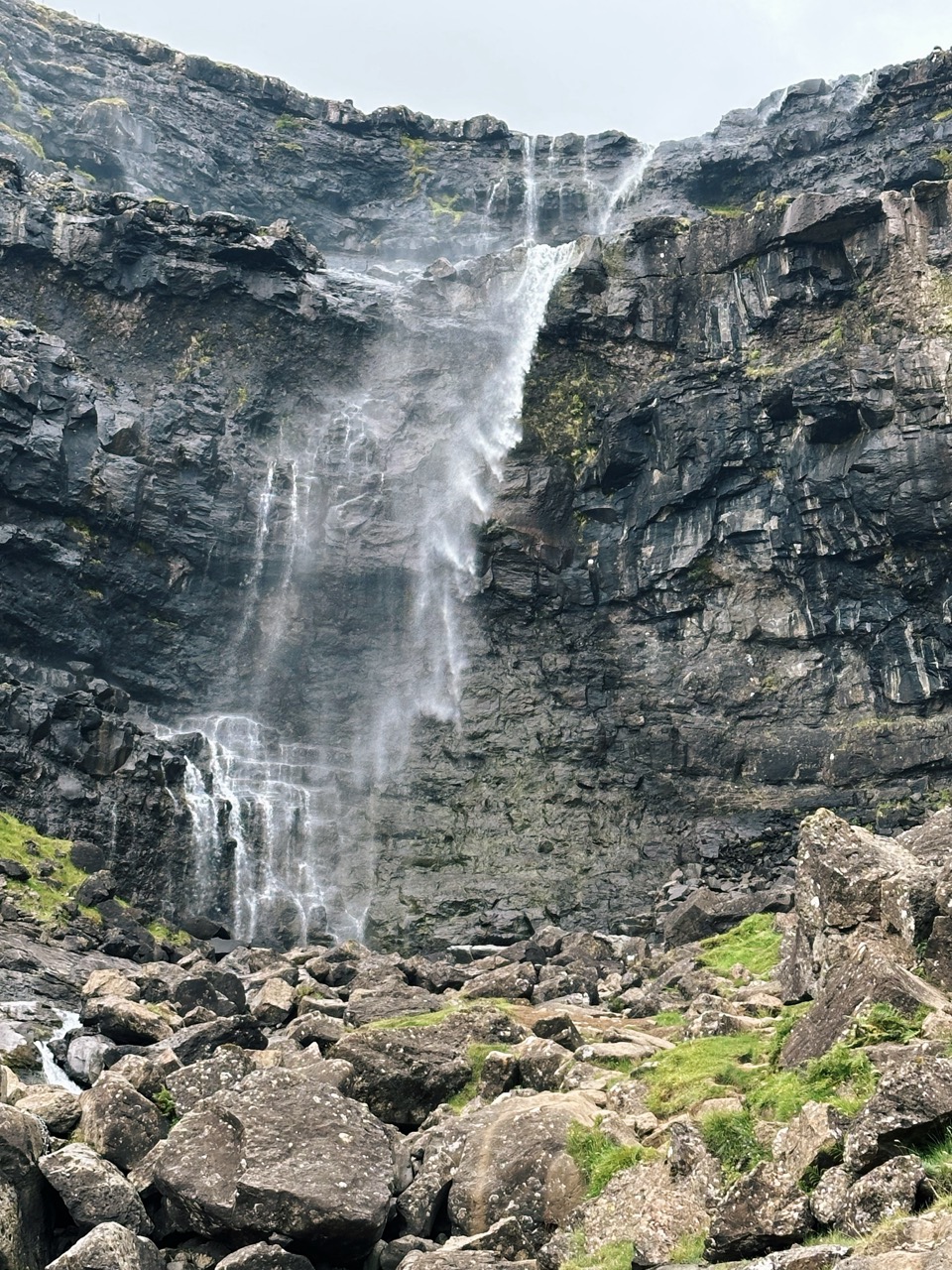 Fossa waterfall Faroe Islands