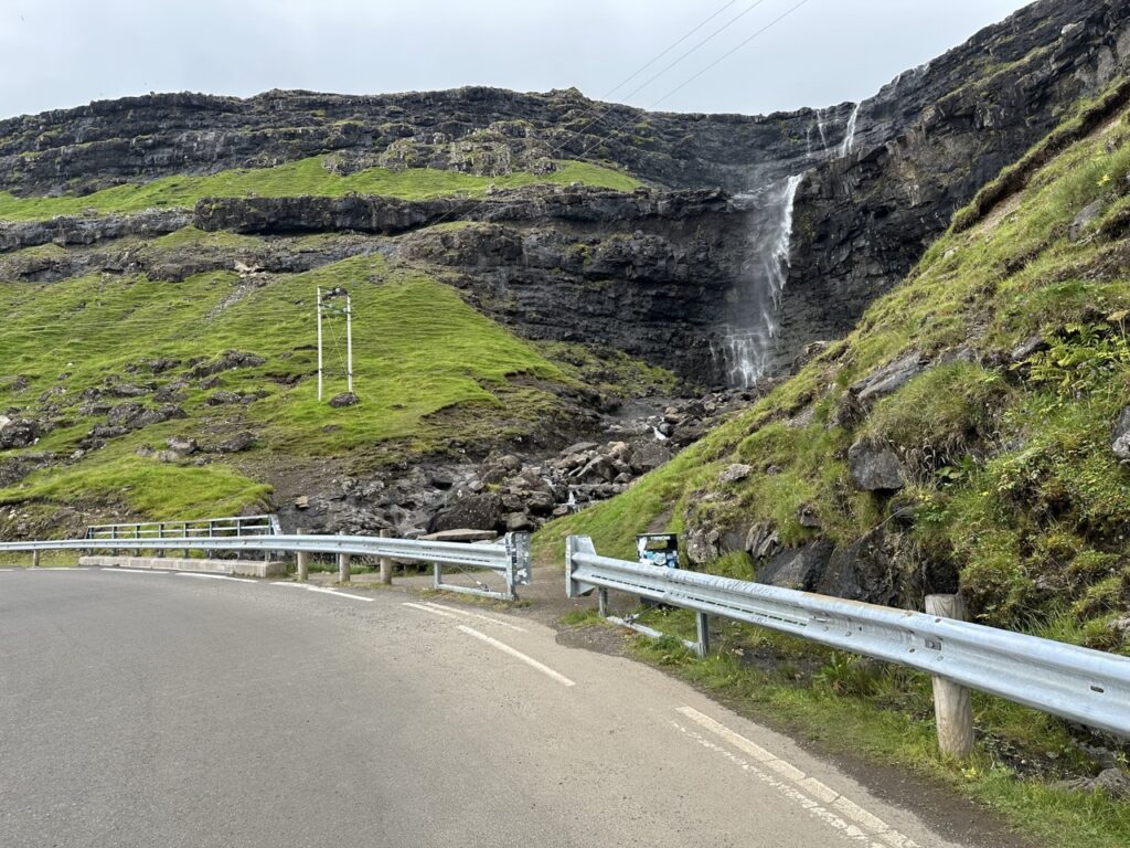 Fossa waterfall Faroe Islands