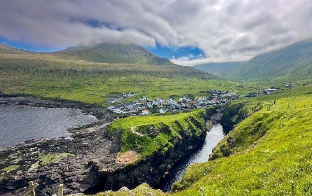Gjogv Faroe Islands