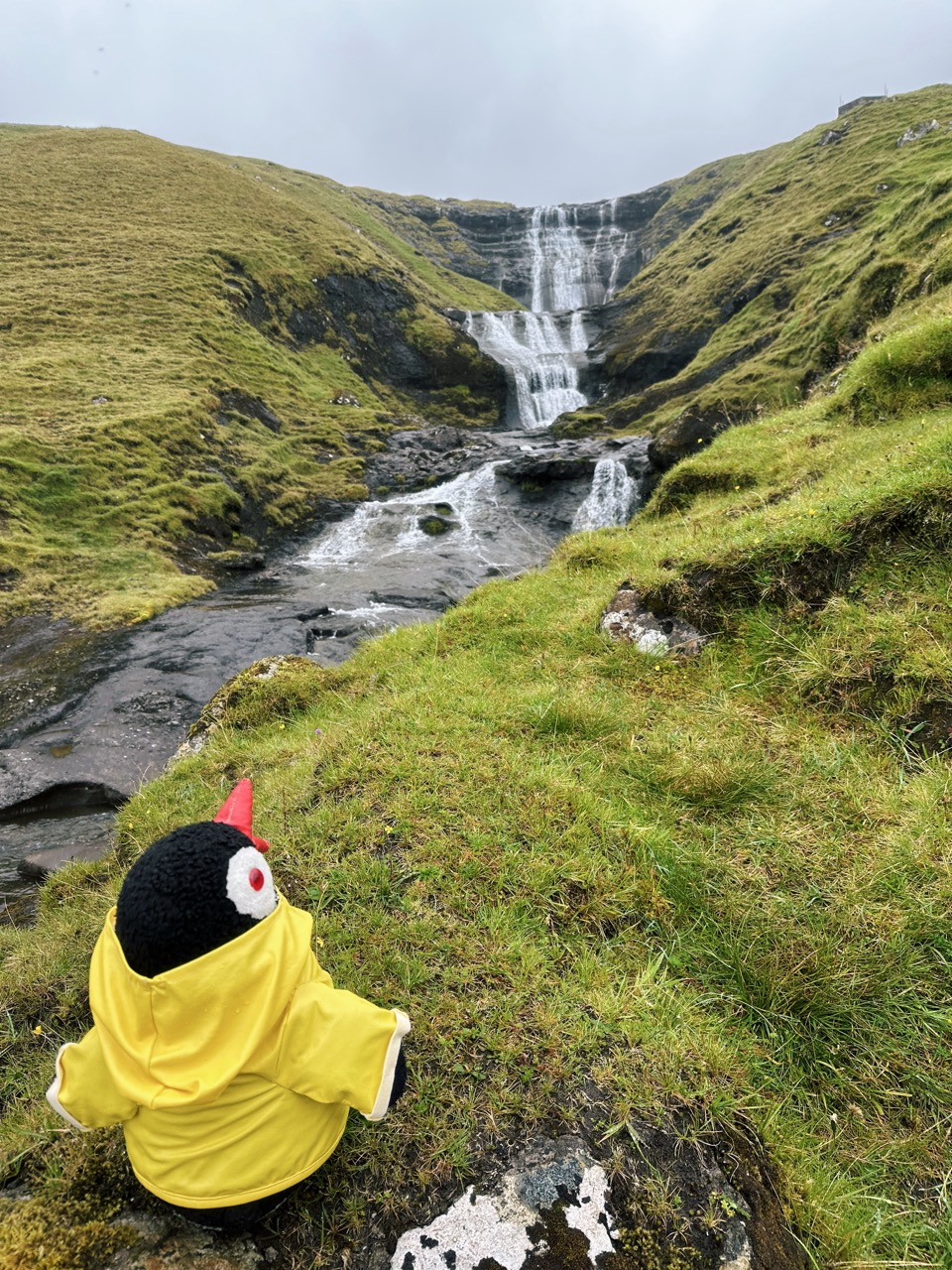 Hosvik waterfall Faroe Islands
