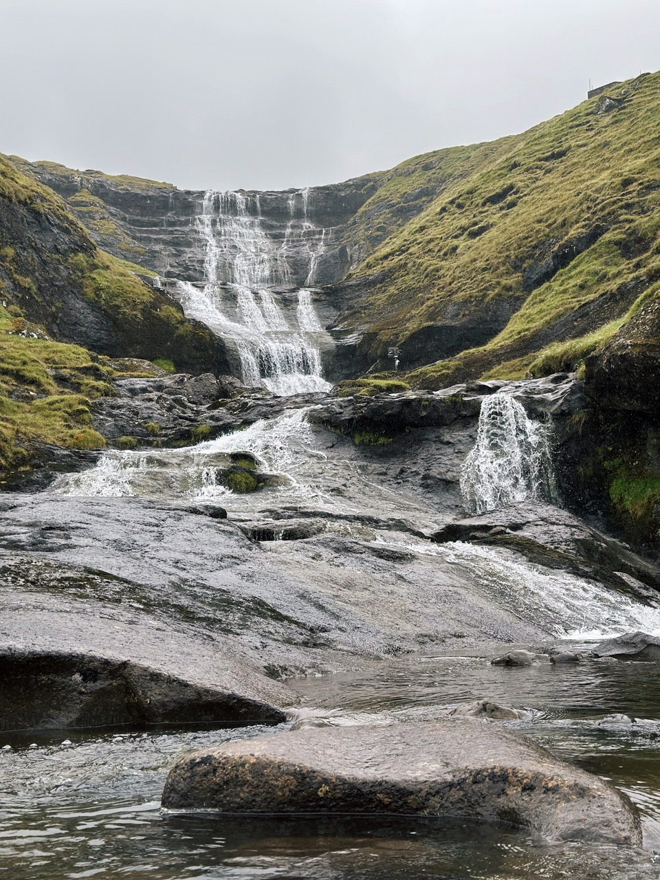 Hosvik waterfall Faroe Islands
