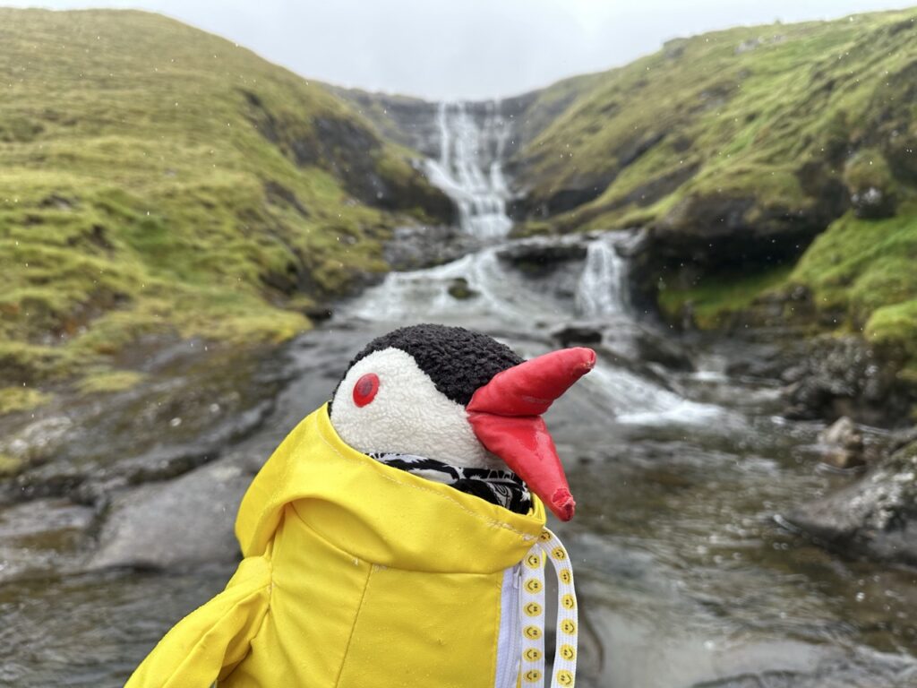 Hosvik waterfall Faroe Islands