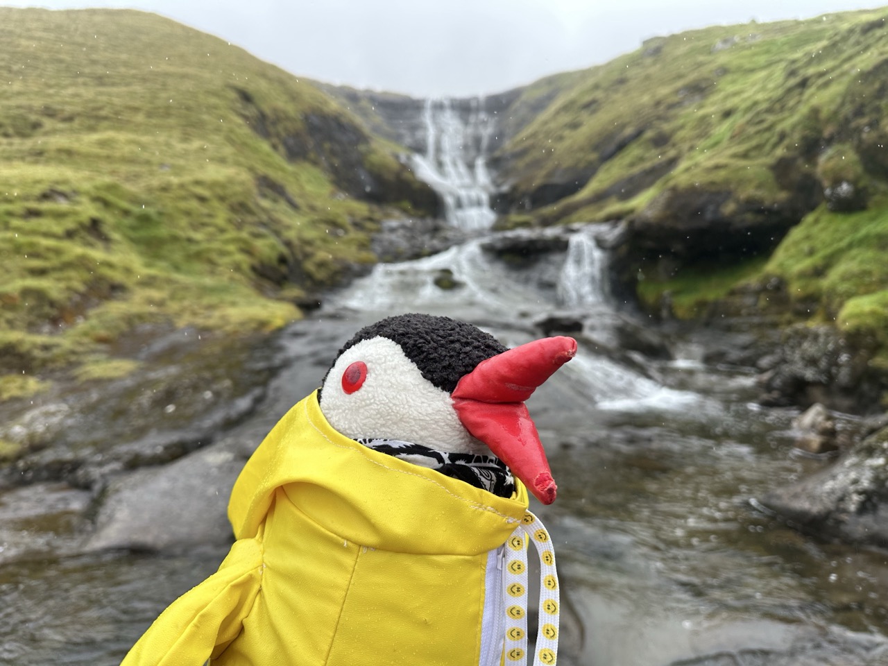 Hosvik waterfall Faroe Islands