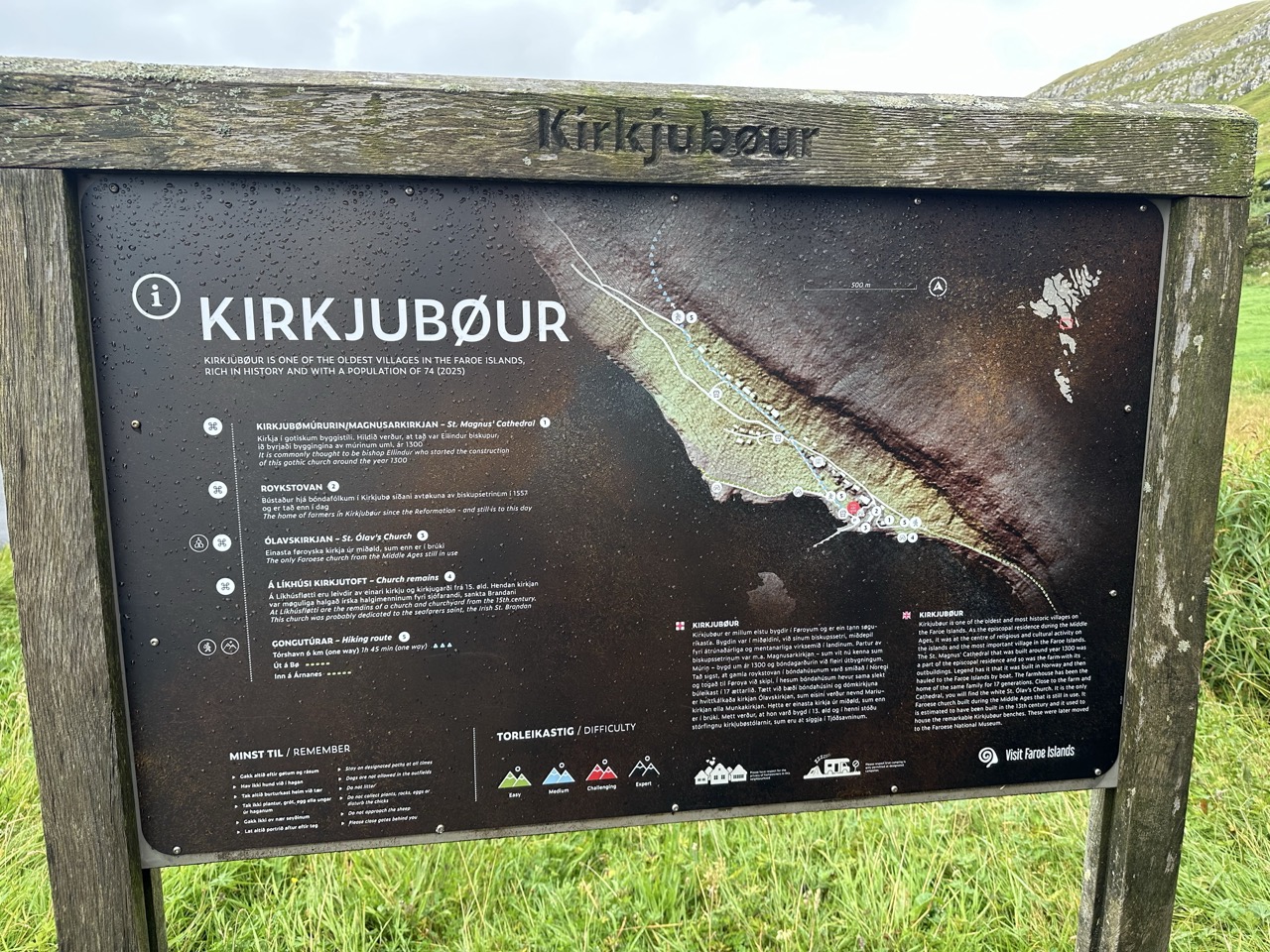 Kirkjubour Faroe Islands