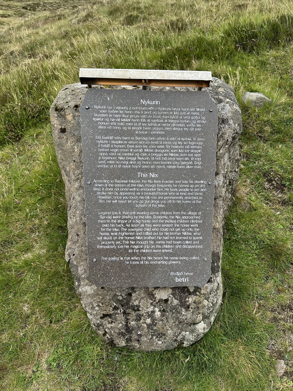 Nix Statue Faroe Islands