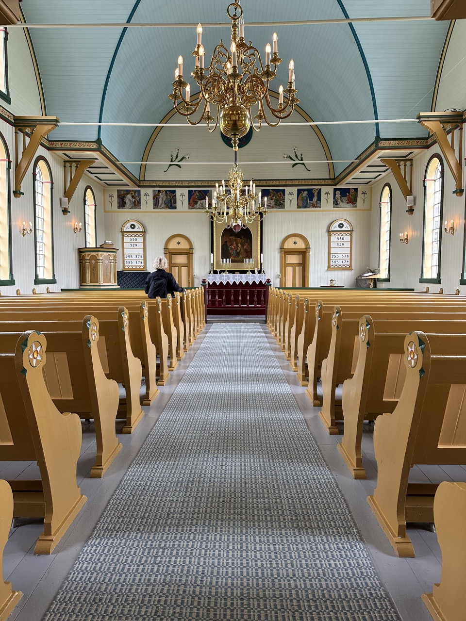 Sandavagur church Faroe Islands