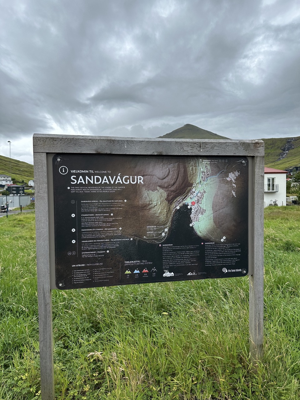Sandavagur church Faroe Islands