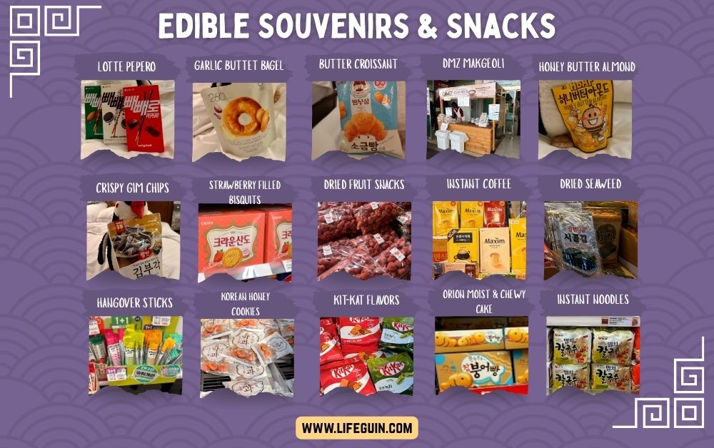 Edible South Korea souvenirs