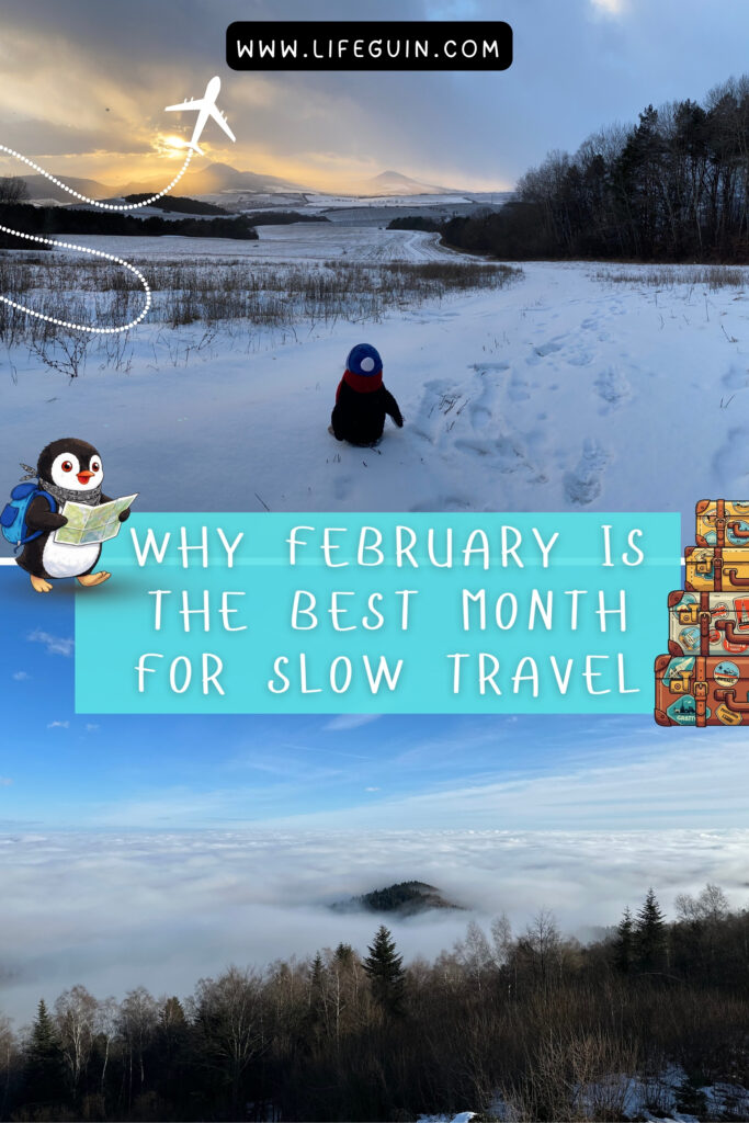 February travel month pin
